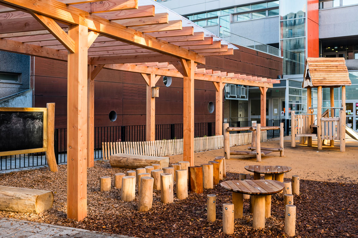 Aménagement d'une terrasse pergola